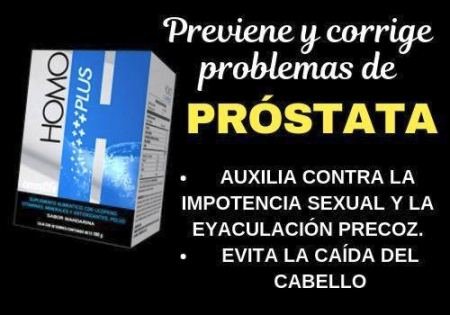 HOMO PLUS, NUTRIENTES PARA TU PRÓSTATA