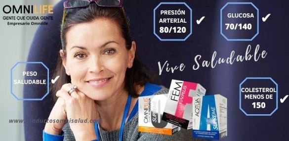 Productos omnilife te ayudan a vivir más sano.