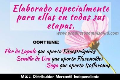 Fem Plus y sus nutrientes, flor de lúpulo, isoflavonas y flavonoides