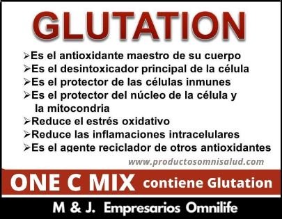 Glutation poderoso antioxidante del One c mix