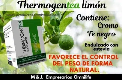 THERMOGEN TEA LIMÓN: Nutrición que ayuda a tu METABOLISMO.
