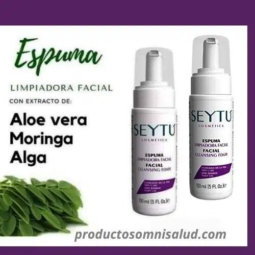 Espuma limpiadora facial