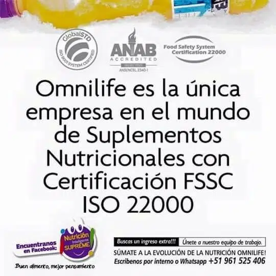 ESTÁNDARES DE CALIDAD OMNILIFE.