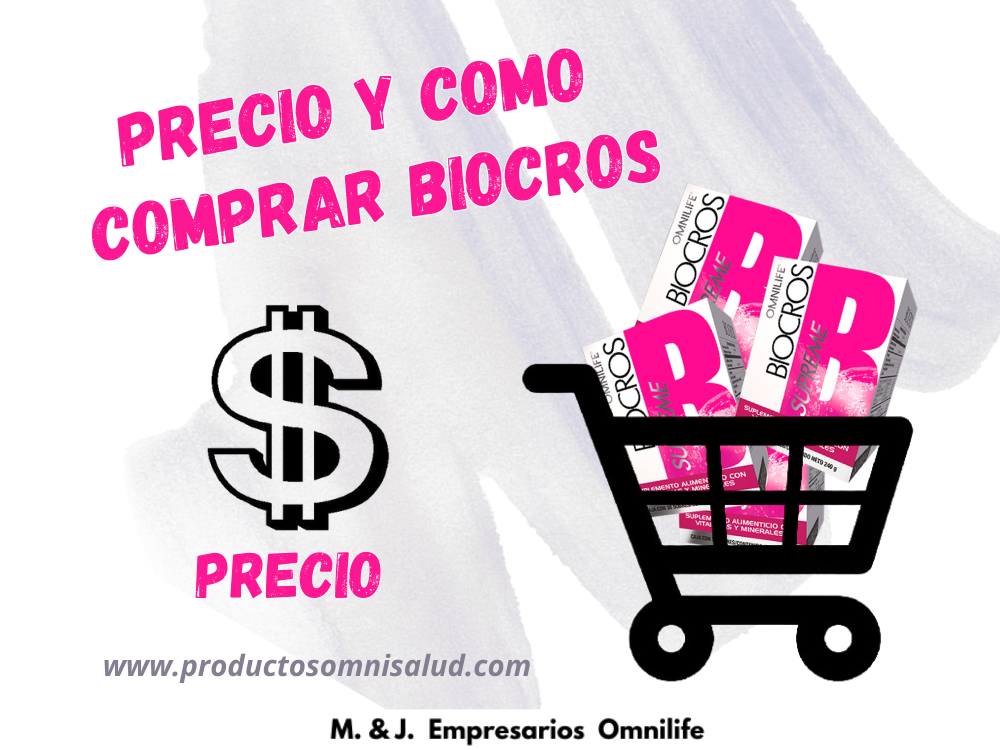 precio del biocros Omnilife