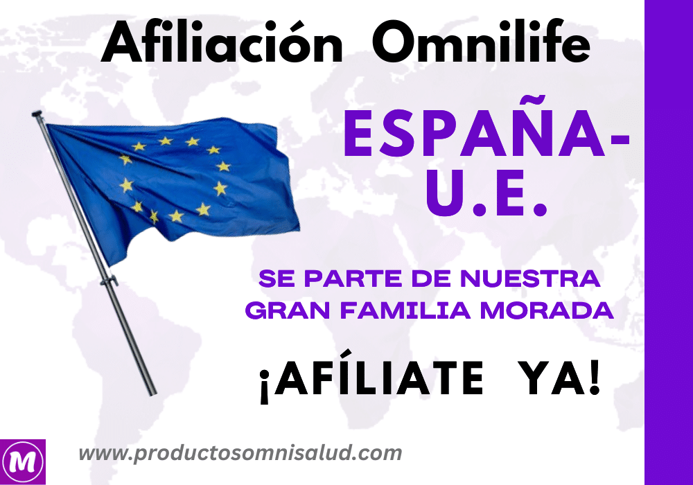AFILIACIÓN A OMNILIFE EN ESPAÑA Y LA U.E.