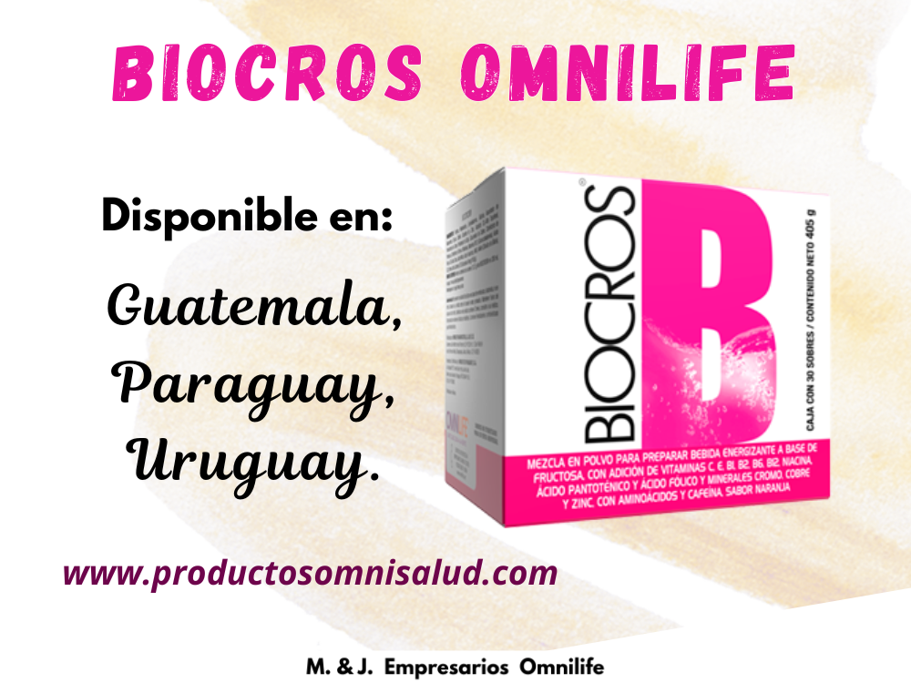 Biocros Omnilife. Caja 30 sobres